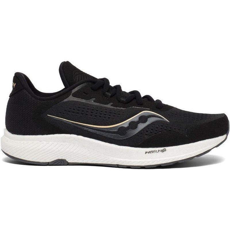 Women's Saucony Freedom 4, Black/Sunset, 6.5 B Medium