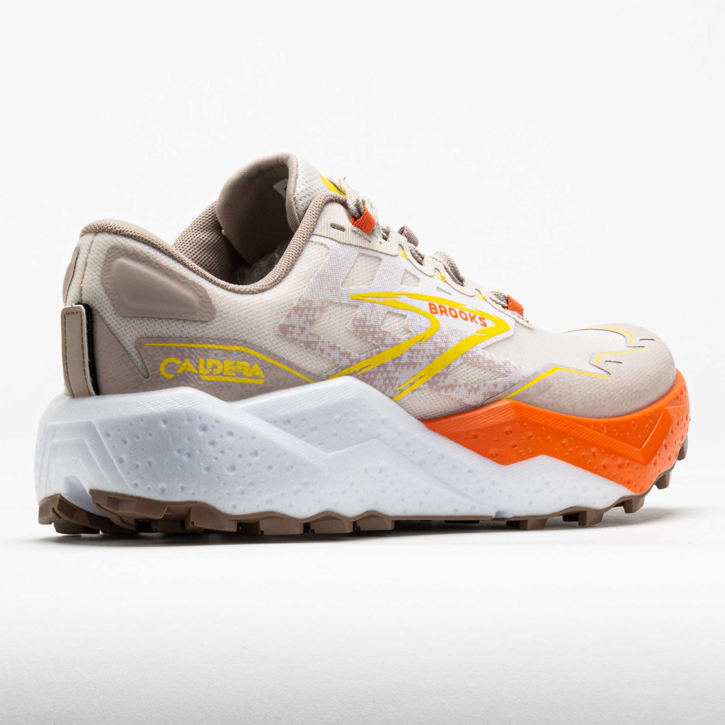 Brooks Caldera 7 Men's White Sand/Chateau Grey/Yellow