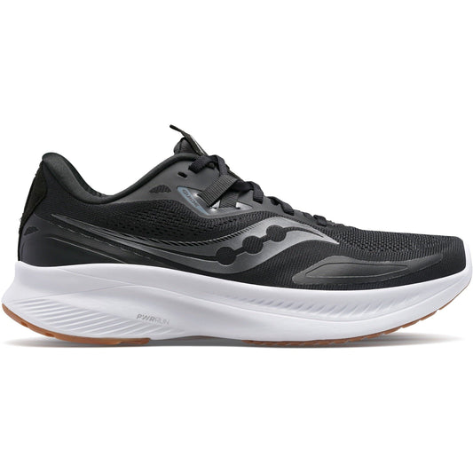 Women's Saucony Guide 15, BLACK/GUM, 6 B Medium