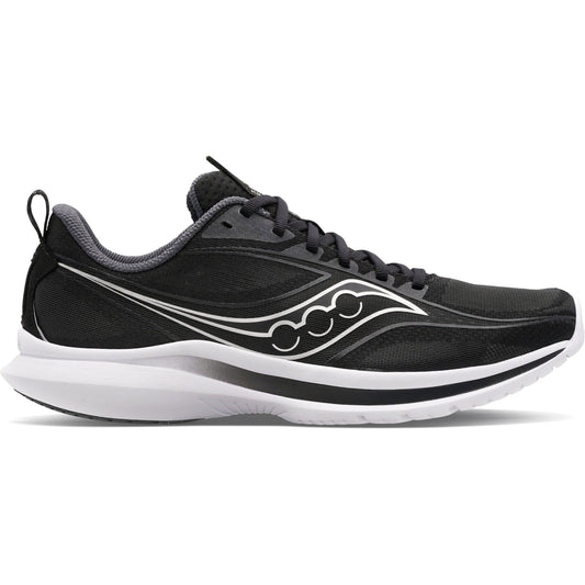 Women's Saucony Kinvara 13, Black/Silver, 8.5 D Wide