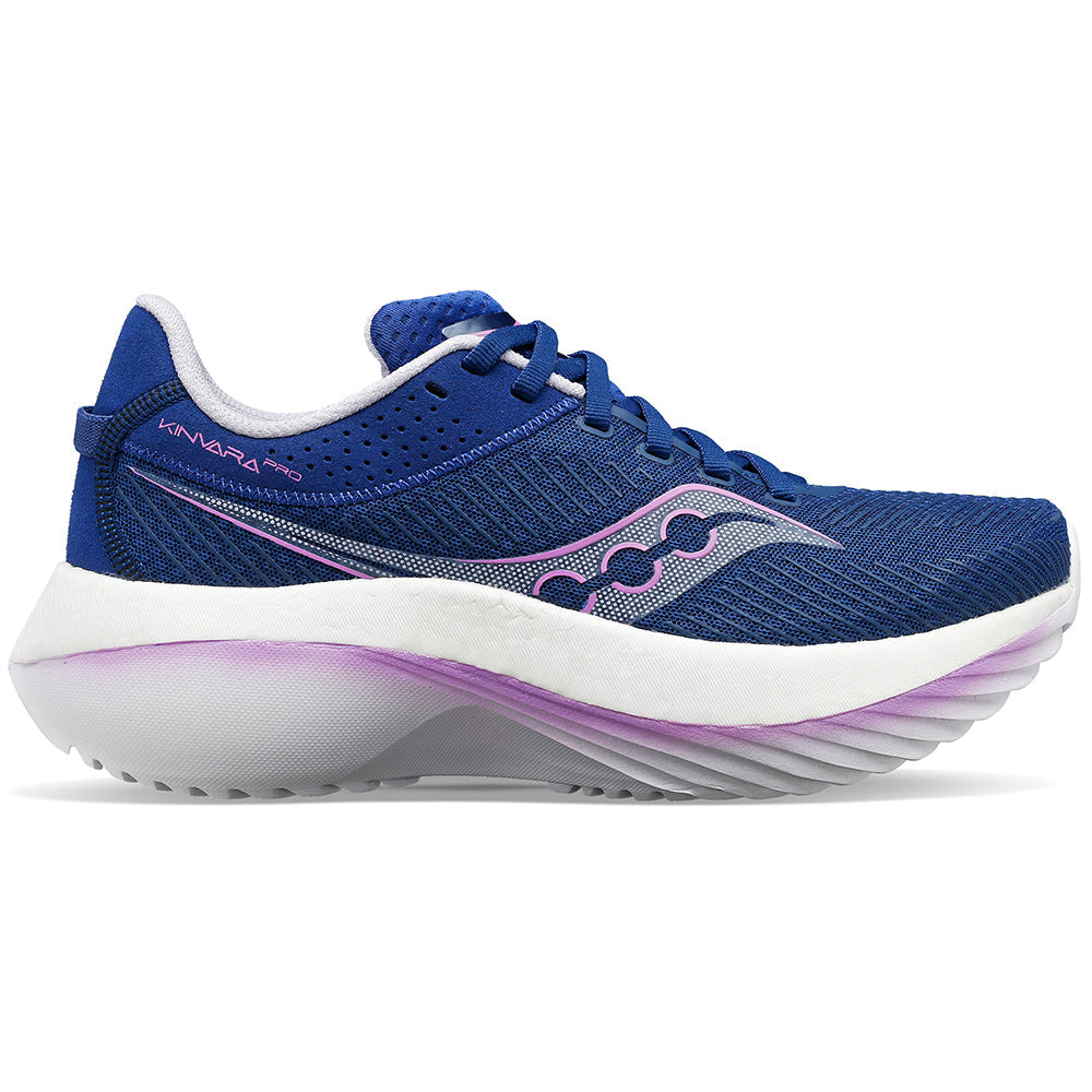 Women's Saucony Kinvara Pro, Indigo/Mauve, 10.5 B Medium
