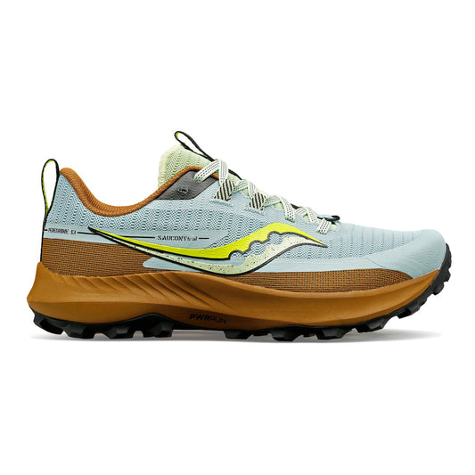 Women's Saucony Peregrine 13, Glacier/Bronze, 9 B Medium