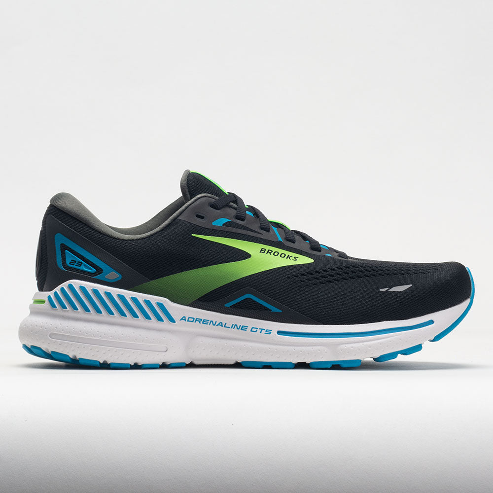 Brooks Adrenaline GTS 23 Men's  Black/Hawaiian Ocean/Green