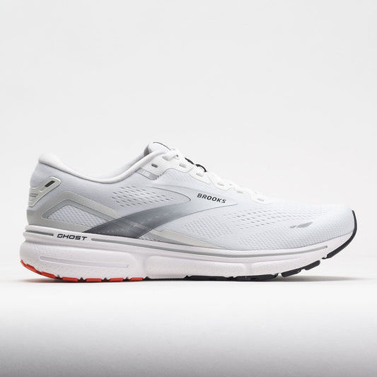 Brooks Ghost 15 Men's  White/Black/Flame