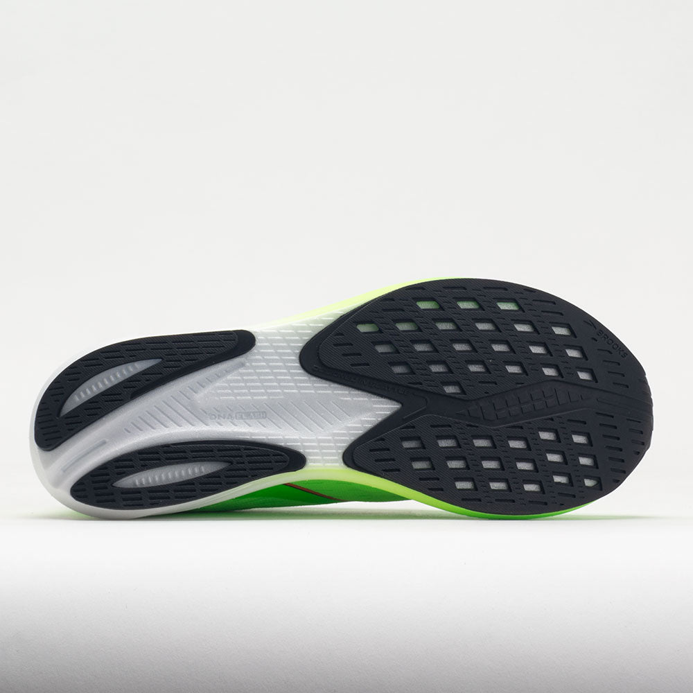 Brooks Hyperion Men's  Green Gecko/Red Orange/White